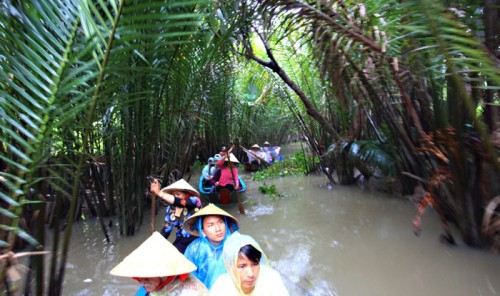 Về miền Tây chèo xuồng ba lá